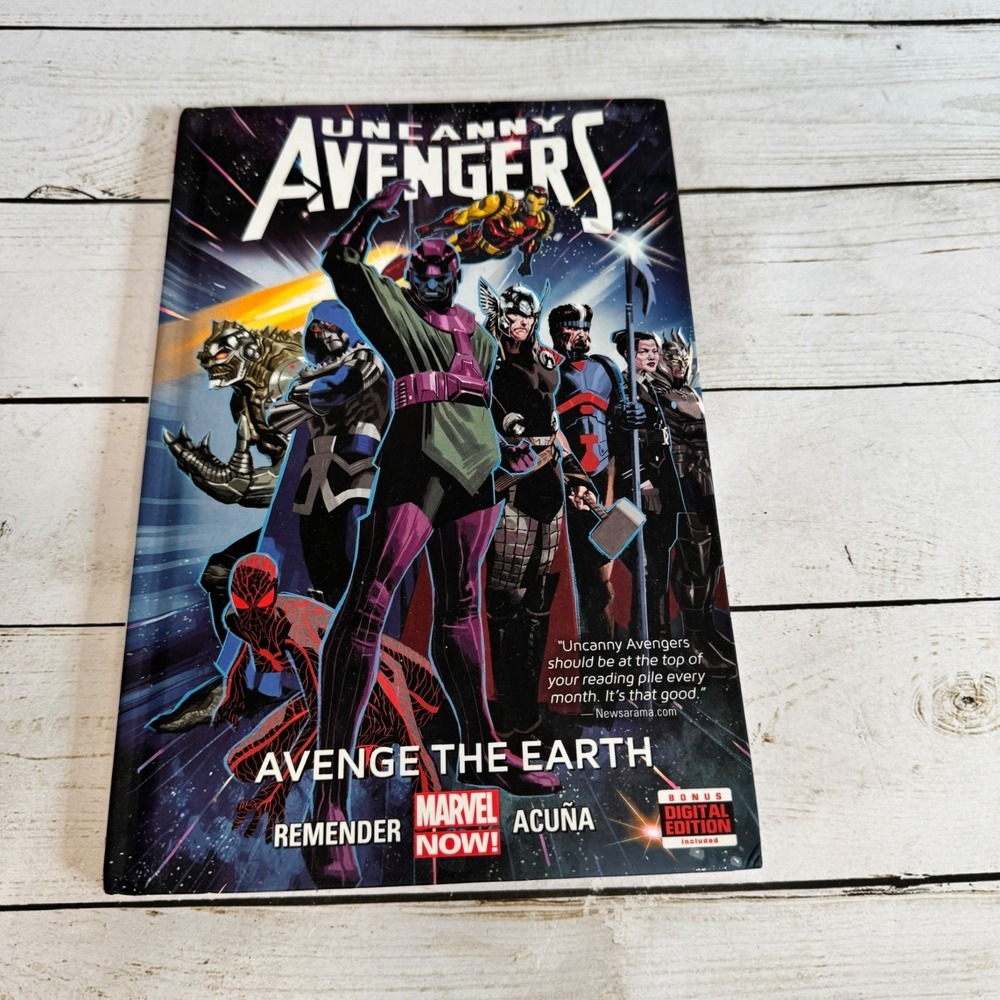 Uncanny Avengers Vol 4 Avenge‎ the Earth Marvel HC 1st Print 2014 Remender